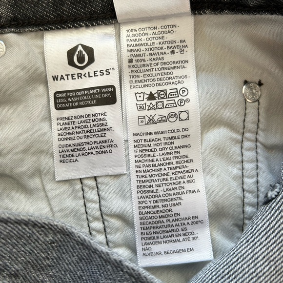 Levi’s | Women’s ‘Adventure Black’ Premium Denim Column Maxi Jean Skirt, size 30 - Picture 15 of 16